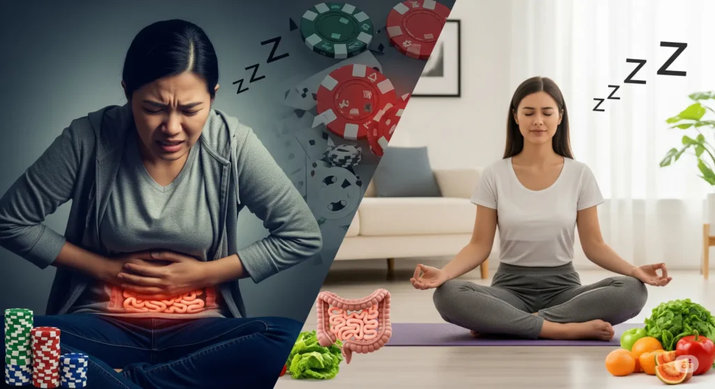 How Gambling Stress Affects Gut Health & Sleep Patterns