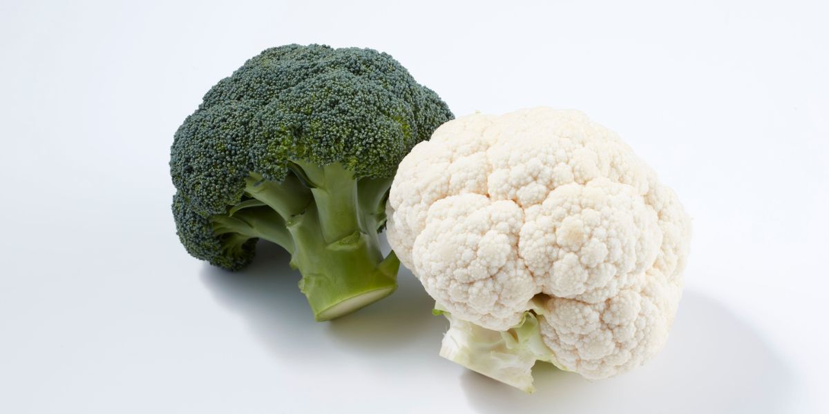 broccoli and cauliflower